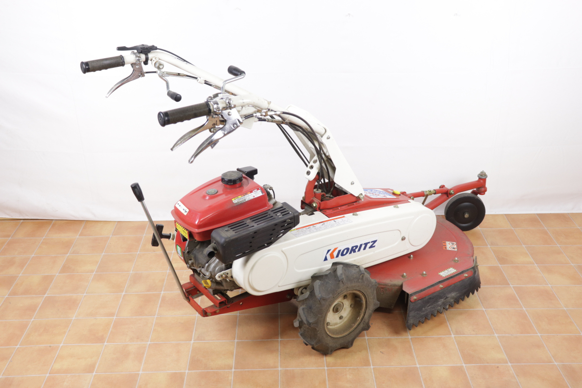 【直引限定】KIORITZ AUTO MOWER AM61B オートモア 共立 草刈機 ロータリーナイフ 自走式草刈機 ロータリーモア 110JHMJQ86の画像8