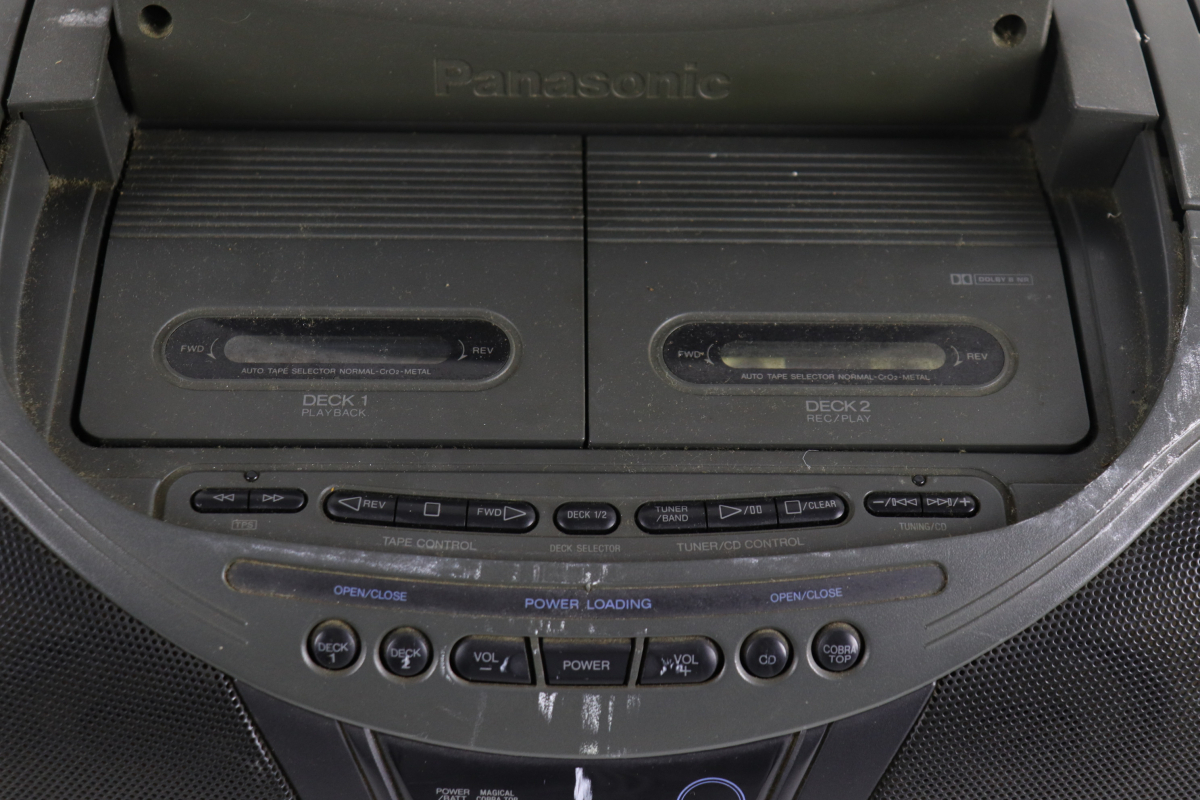 Panasonic RX-DT75 パナソニック CDラジカセ バブルラジカセ コブラトップ 006JLEJO44の画像5