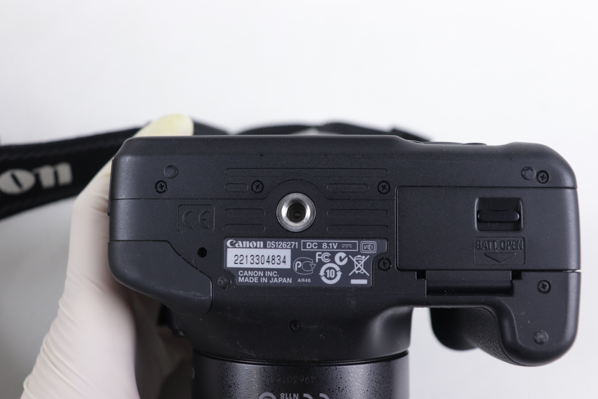 ★【動作未確認】Canon EOS kiss X4 EF-S 18-55mm 1:3.5-5.6 IS 58mm キャノン レンズ付 55-250mm 1:4-5.6 一眼レフ カメラ 030JILJH95_画像6