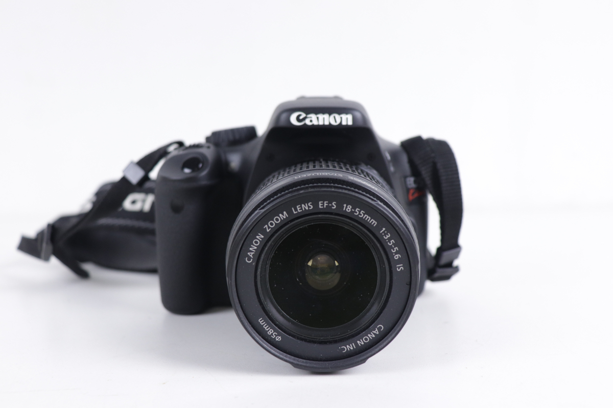 ★【動作未確認】Canon EOS kiss X4 EF-S 18-55mm 1:3.5-5.6 IS 58mm キャノン レンズ付 55-250mm 1:4-5.6 一眼レフ カメラ 030JILJH95_画像4