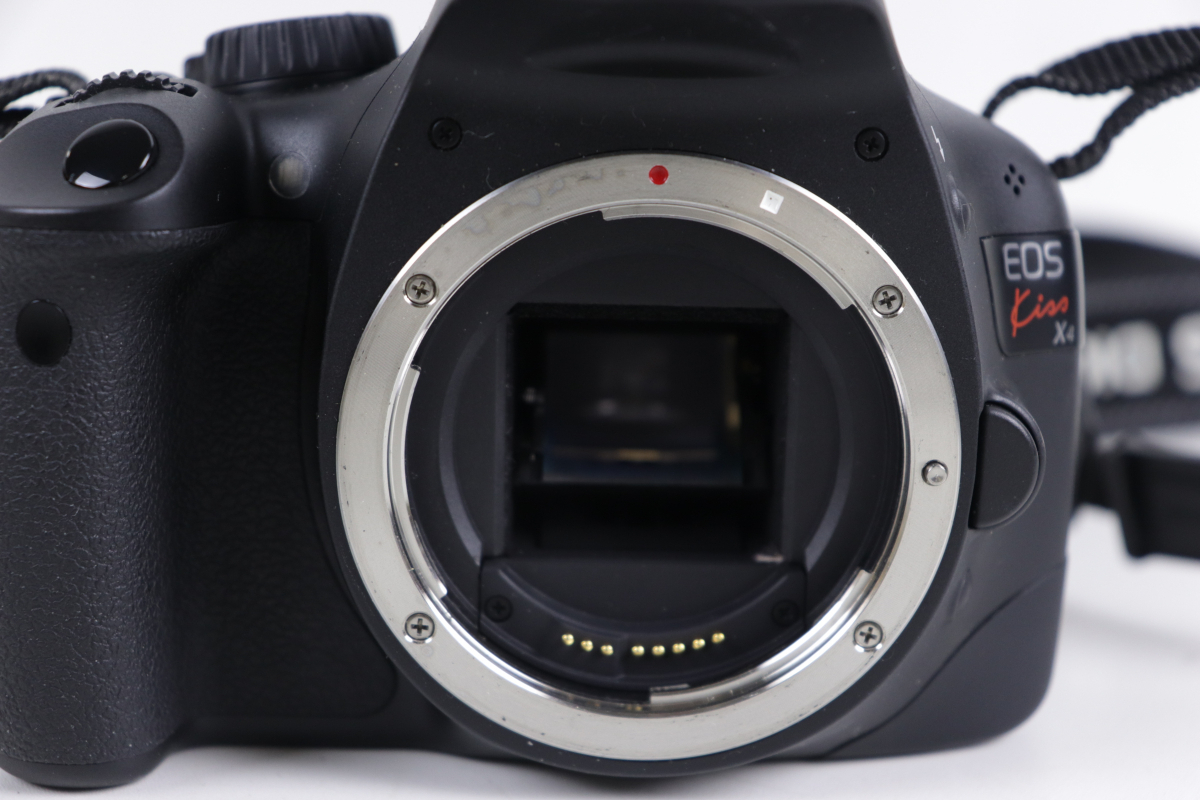 ★【動作未確認】Canon EOS kiss X4 EF-S 18-55mm 1:3.5-5.6 IS 58mm キャノン レンズ付 55-250mm 1:4-5.6 一眼レフ カメラ 030JILJH95_画像7