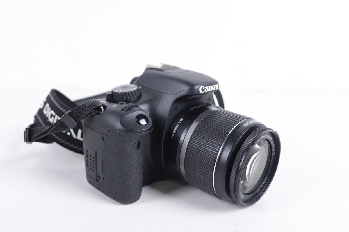 ★【動作未確認】Canon EOS kiss X4 EF-S 18-55mm 1:3.5-5.6 IS 58mm キャノン レンズ付 55-250mm 1:4-5.6 一眼レフ カメラ 030JILJH95_画像3
