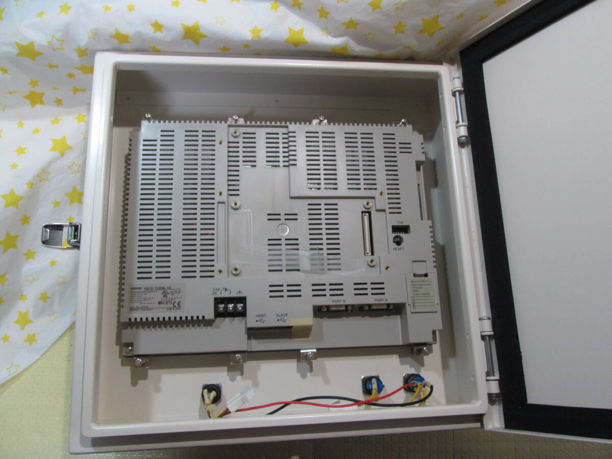 OMRON タッチパネル表示器 NS10-TV00B-V2 10インチ 操作盤付属 中古動作品 の画像7