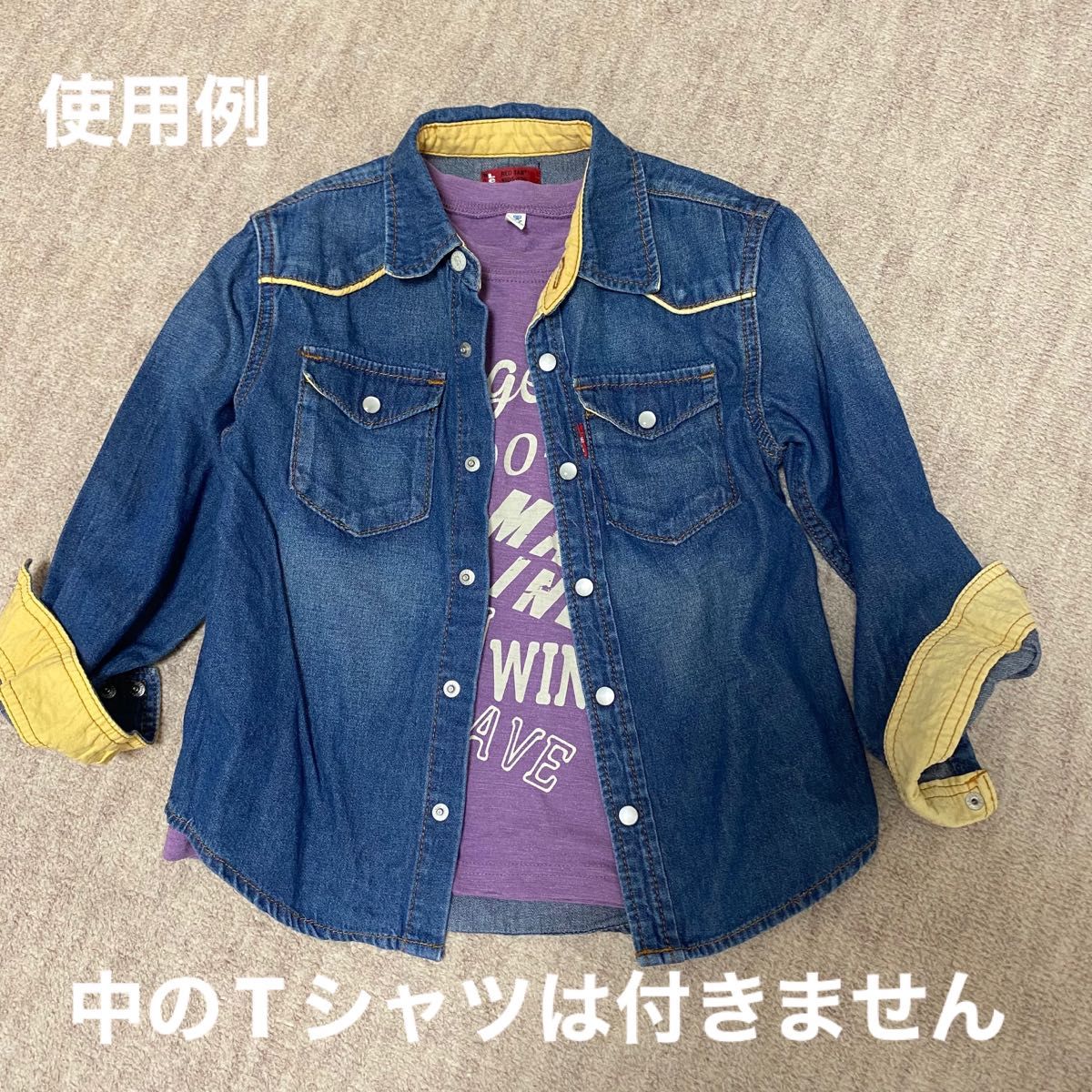 リーバイス デニムシャツ 120  長袖 上着 Levi's