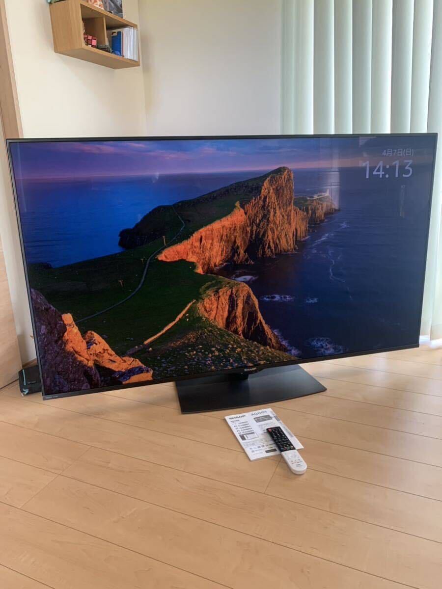 SHARP AQUOS 70型液晶テレビ4T-C70BN1 2019年製 4K対応の画像3