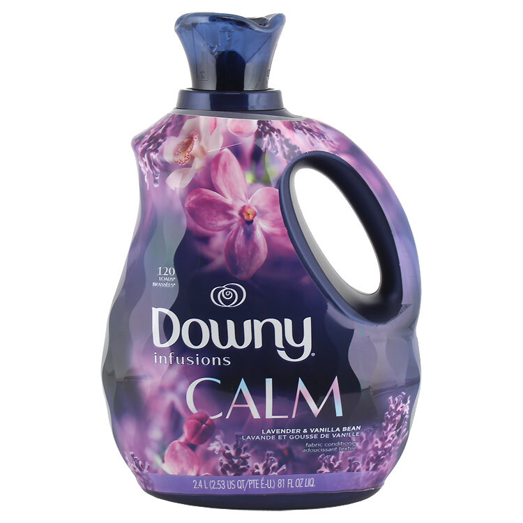 衣類用柔軟剤 ダウニー インフュージョン CALM ラベンダー＆バニラビーンズ 2400ml 81oz 約120回分 Downy_画像1