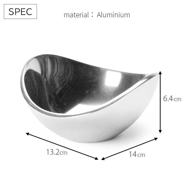 トレイ Aluminium Tray 14454 アルミニウムトレイ W13.2×D14×H6.4cm 小物入れ 灰皿 おしゃれ_画像6