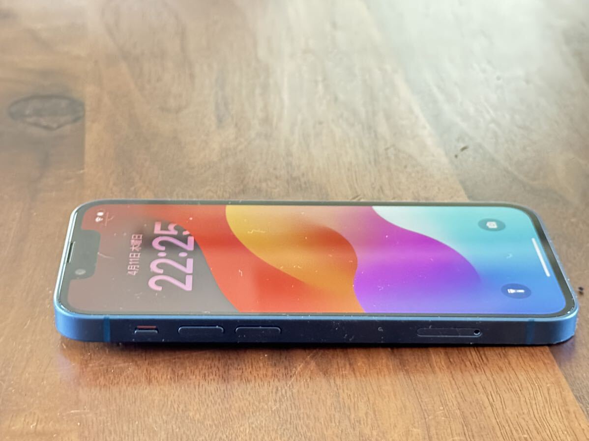 大容量/中古/訳あり】iPhone 13 mini 512GB ブルー色 バッテリー 大容量/中古/訳あり】iPhone 13 mini 512GB ブルー色 バッテリー