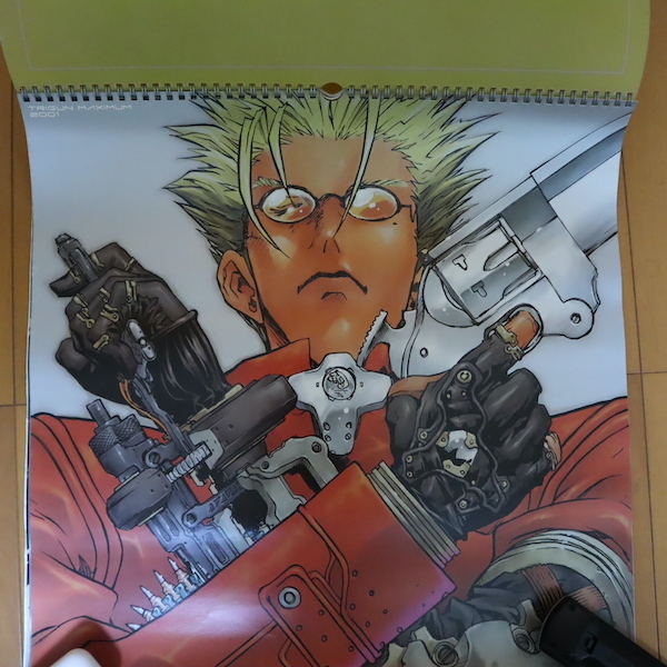 ■TRIGUN MAXIMUM トライガン マキシマム　内藤泰弘 2001年 カレンダー