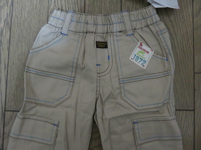 【新品】DRKO６分丈ショートパンツ・半ズボン　綿１００％　１００_画像4