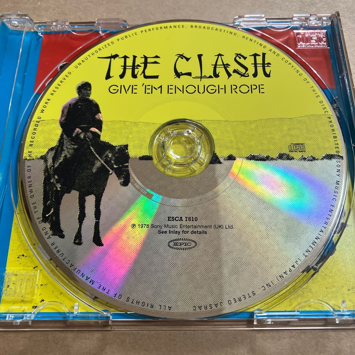 CD THE CLASH / перемещение .......ESCA7810 The * авария GIVE*EM ENOUGH ROPE Joe * -тактный лама -JOE STRUMMER punk небо страна 