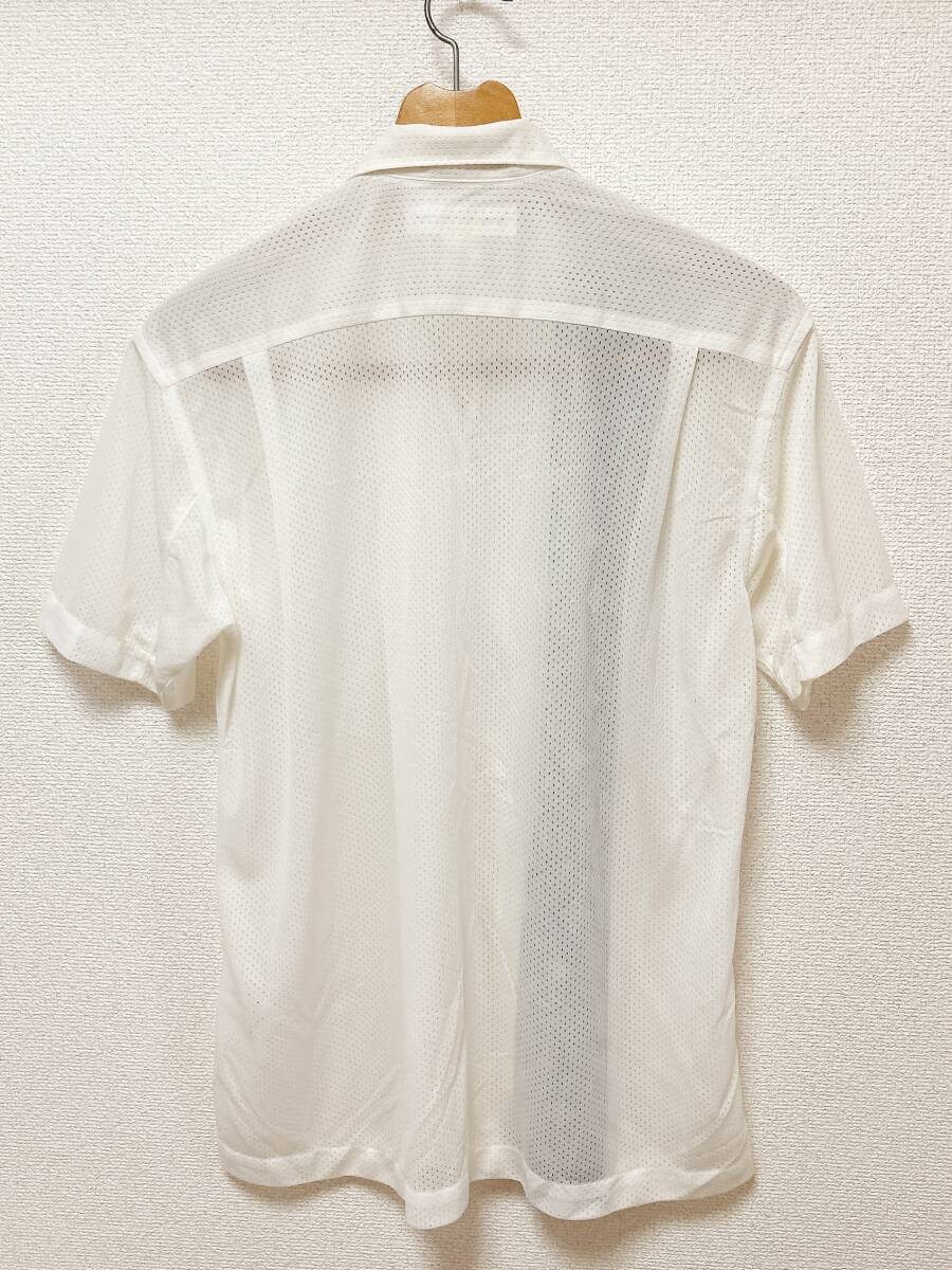 美品/着用数回★春夏★COMME des GARCONS SHIRT/コムデギャルソンシャツ★半袖/Tシャツ/シャツ★メッシュ★白★S★メンズ★フランス製