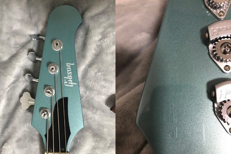  б/у Gibson Non-Reverse Thunderbird (Second) Faded Pelham Blue