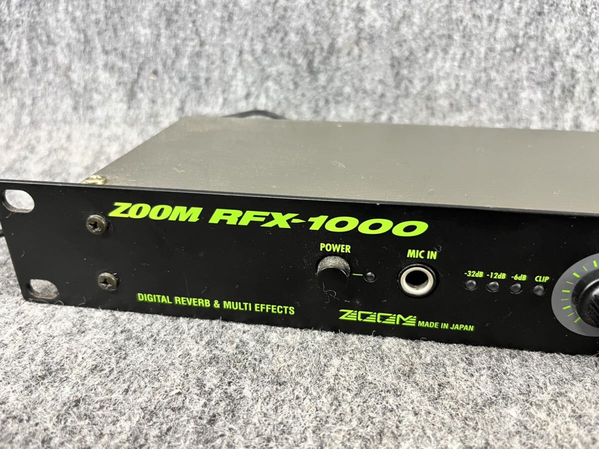 ズーム ZOOM エフェクター RFX-1000 デジタルリバーブ digital reverb&multi effects ラック 楽器の画像2