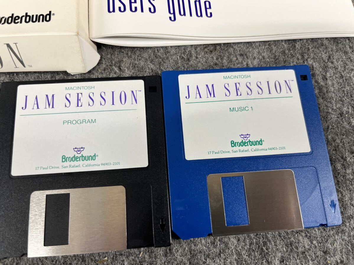 Broderbund マック用ソフト JAM SESSION ジャムセッション Macintosh 512K plus se ゲーム ジャズ bogas production 箱付き フロッピー の画像3