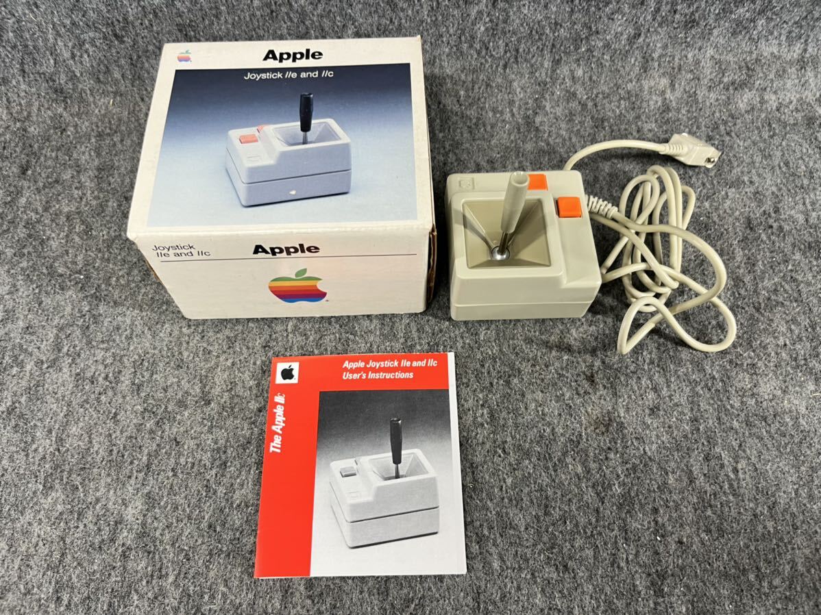 アップル Apple ジョイスティック joystick lle llc マッキントッシュ Macintosh コンピュータ パソコン PC コントローラー 当時物 箱付きの画像1