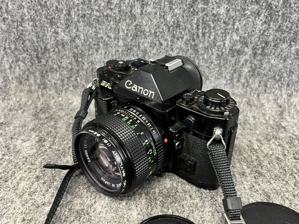 キャノン Canon 一眼レフ フィルムカメラ A-1 レンズ FD 50mm 1：1.4 ブラックボディ キヤノン マニュアルフォーカス_画像2