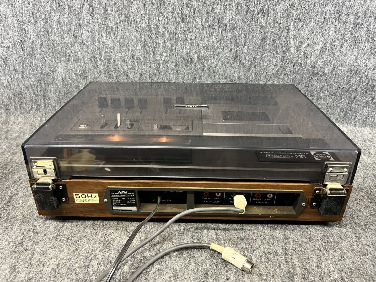 アイワ AIWA ステレオカセットデッキ AD-5600 オーディオ機器 VUメーター stereo cassette deck ジャンクの画像4