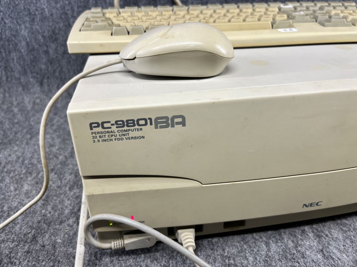 NEC персональный компьютер PC-9801BA/U6 персональный компьютер клавиатура мышь подлинная вещь retro 