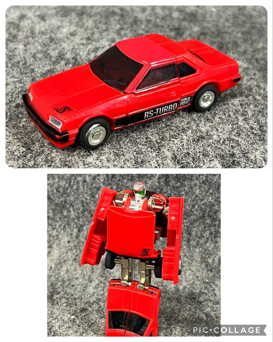 バンダイBANDAI マシンロボ MR-42 日産 Nissan スカイライン RS TURBO ターボ skyline 鉄仮面変形ロボット 昭和レトロビンテージ当時物玩具の画像1