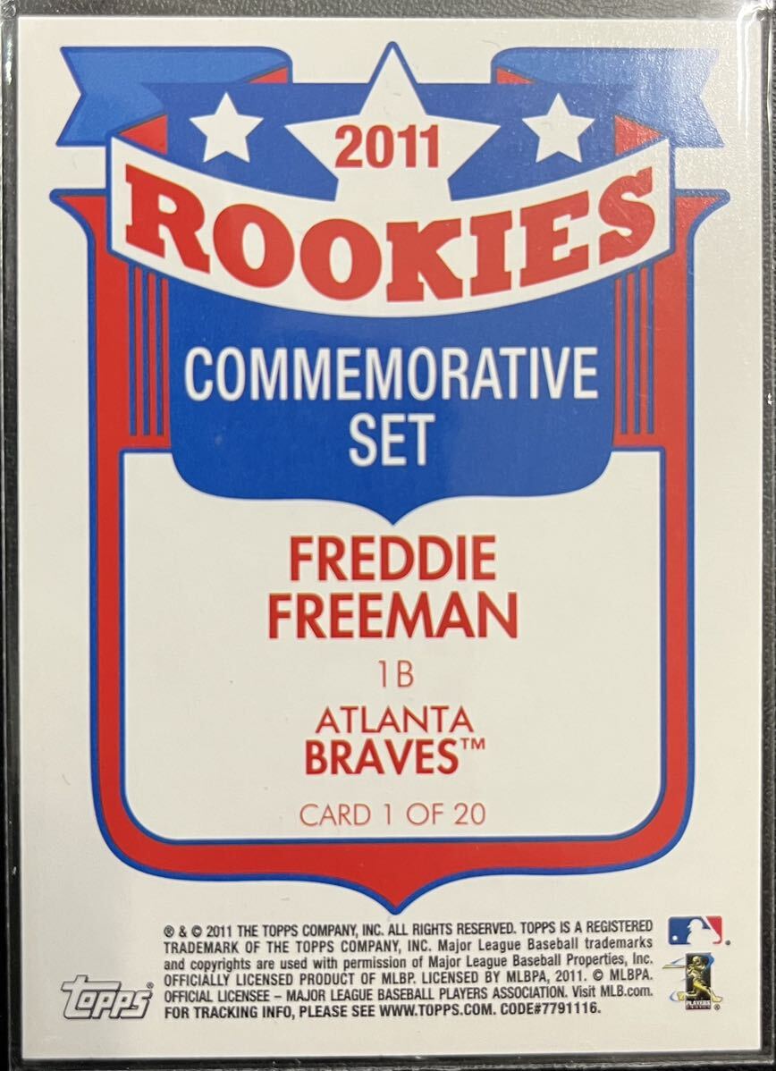 MLBカード 2011 Topps Lineage「Freddie・freeman」フレディ・フリーマン　Rookie Card_画像2