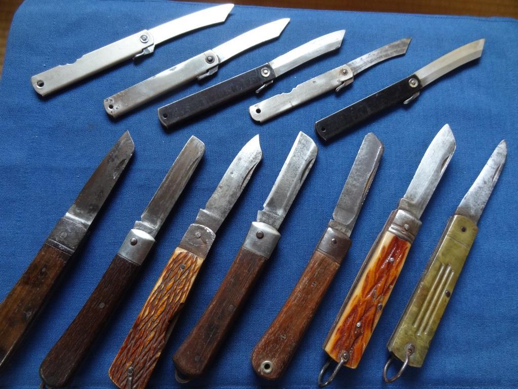 電工ナイフ 肥後守 折り畳みナイフ 日立武藤 鍛造品 鍛造ナイフの画像6
