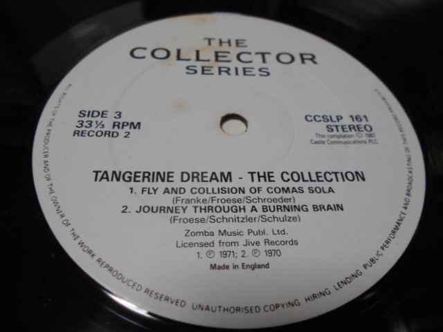 ２LP TANGERINE DREAM／THE COLLECTIONの画像7