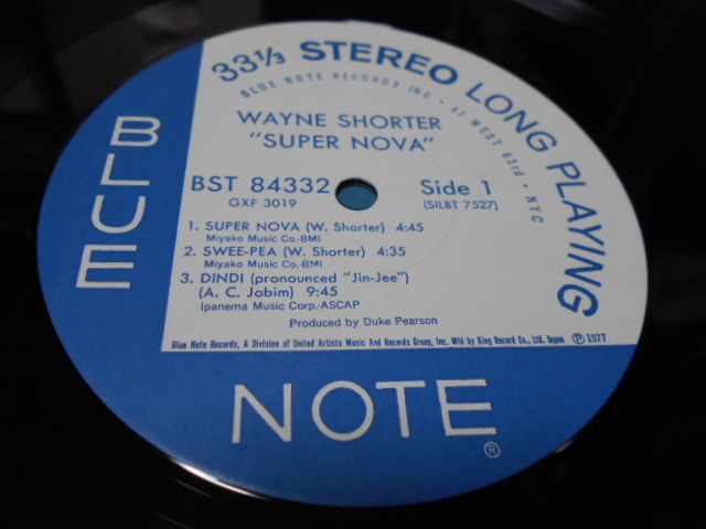 LP　WAYNE　SHORTER／SUPER　NOVA_画像3
