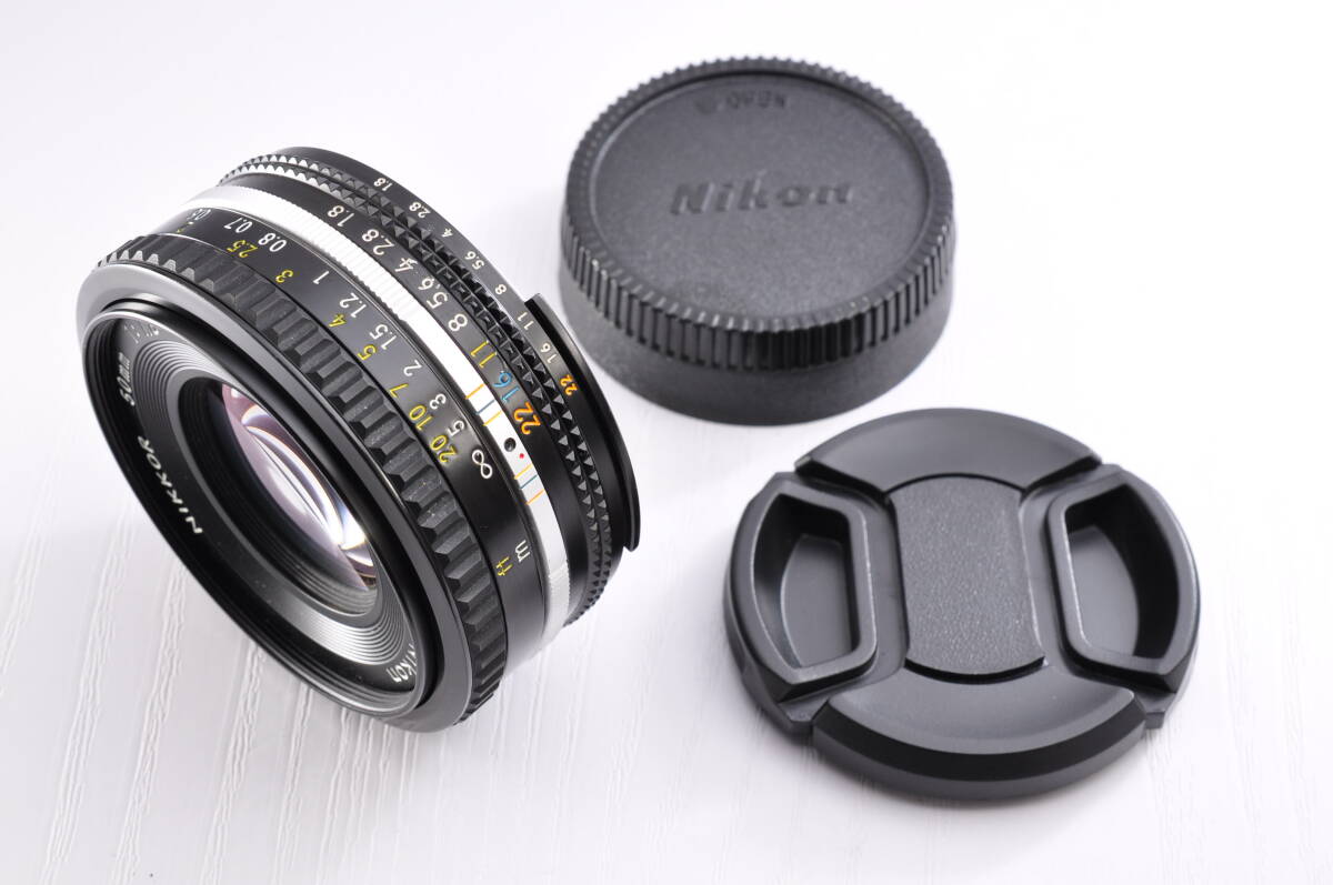 Nikon Ai-S NIKKOR 50mm F1.8 50/1:1.8 ニコン AISニッコール MFレンズ #1323の画像10