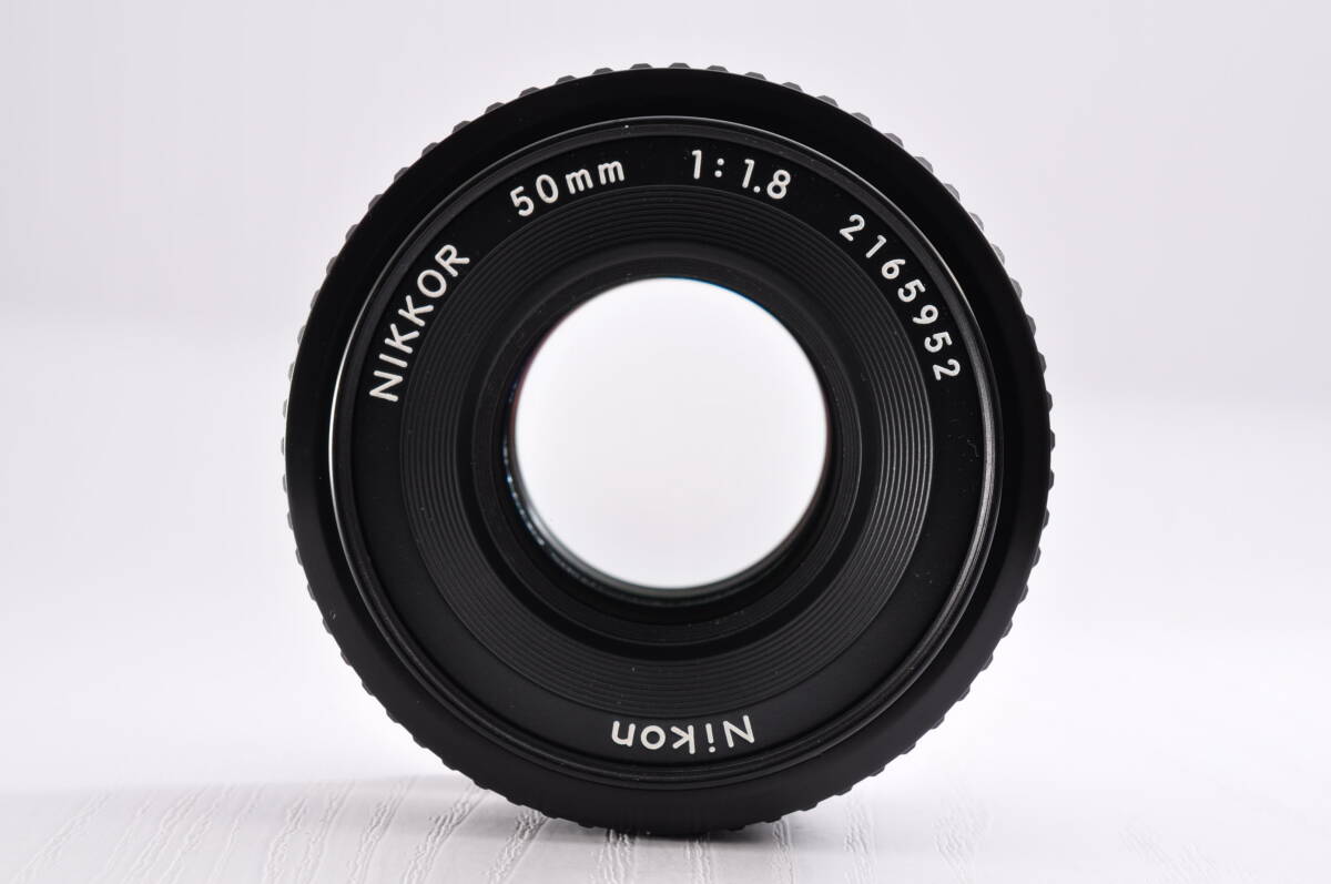 Nikon Ai-S NIKKOR 50mm F1.8 50/1:1.8 ニコン AISニッコール MFレンズ #1323の画像5