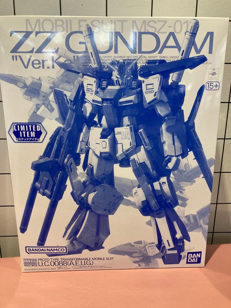 MG ZZガンダムバージョンka クリアカラーバージョン