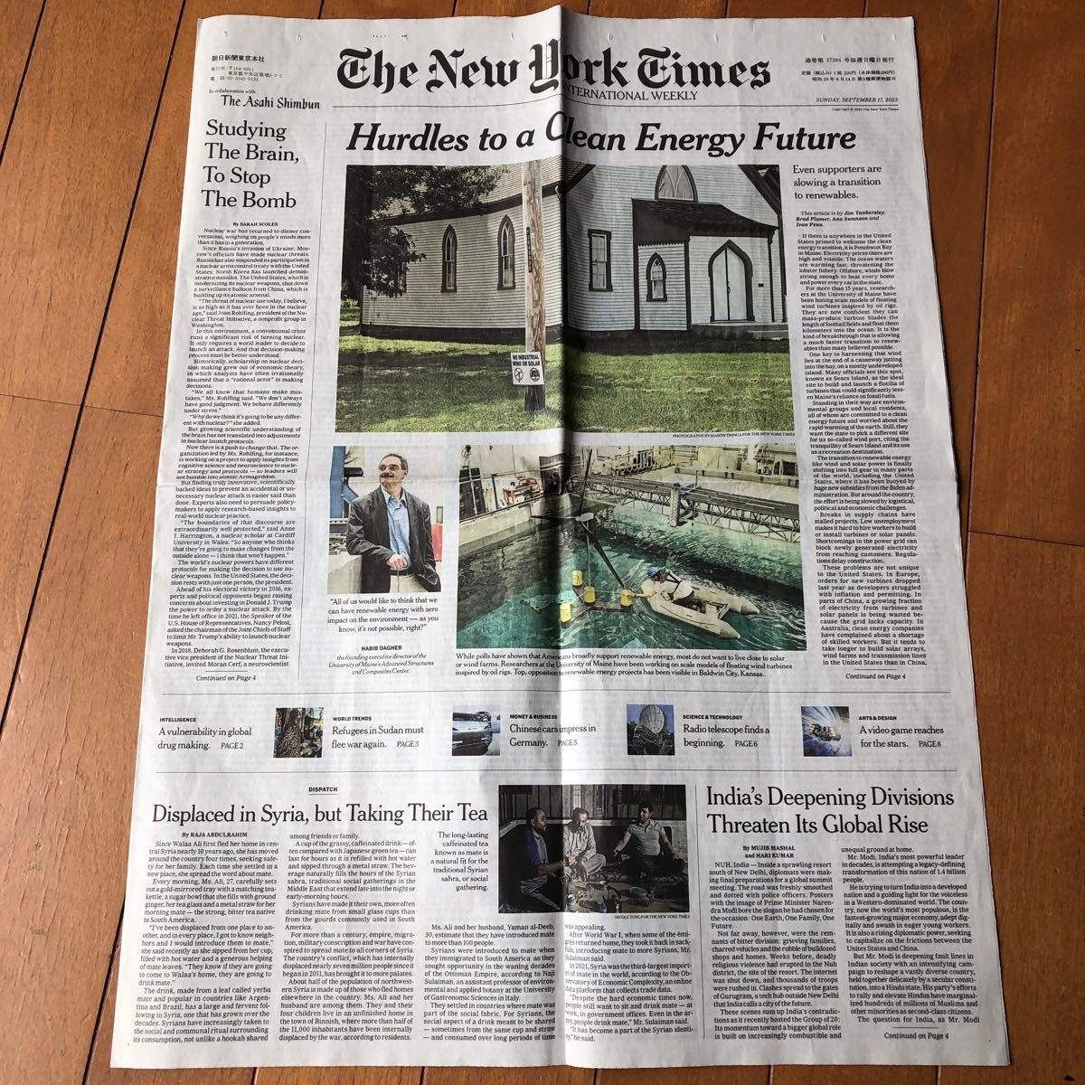 The New York Times 英字新聞 ニューヨークタイムズ5部