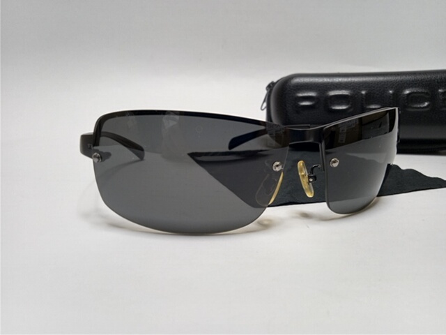 POLICE( Police ) солнцезащитные очки s8600J 531P поляризованный свет черный линзы с футляром *FH