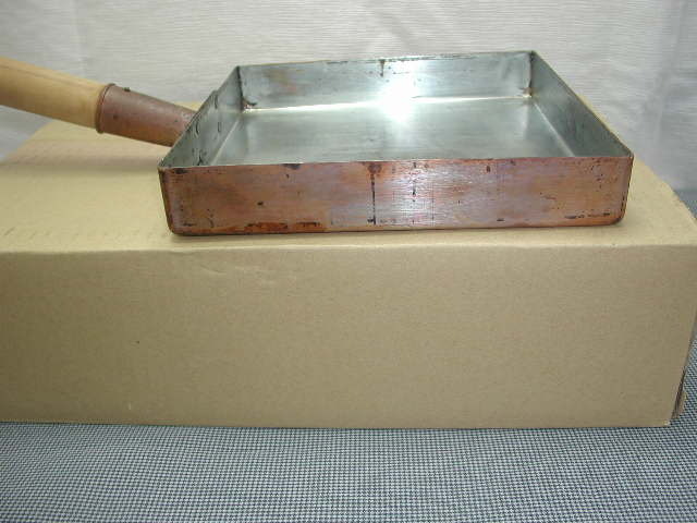 EBM製　 銅製 フライパン 卵焼き器 玉子焼 業務用　24cm_画像7