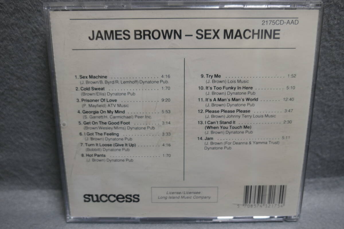 【中古CD】 JAMES BROWN / LIVE SEX MACHINE / ジェームス・ブラウン_画像2