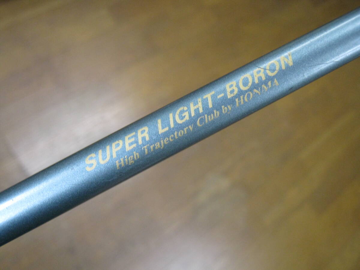 Ｍ１３中古パター　ホンマ　ＣＳ－９００１　パター　ＳＵＰＥＲ　ＬＩＧＨＴ　ＢＯＲＯＮ　カーボンシャフト　_画像7