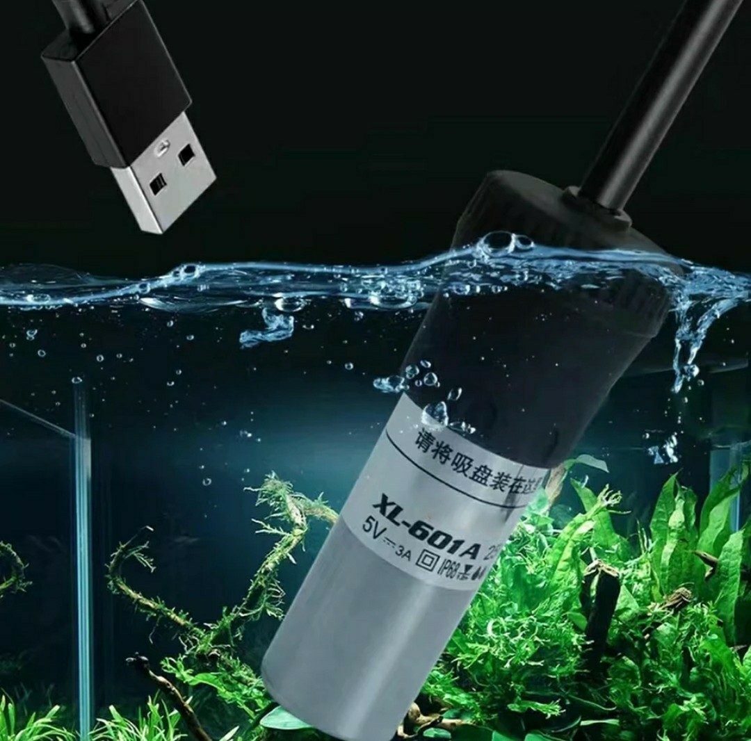 新品、未使用！小型水槽にサーモスタットヒーター25W 18-34°C温度調節 USB電源5V3A 水槽 1.5L～10L 対応の画像2