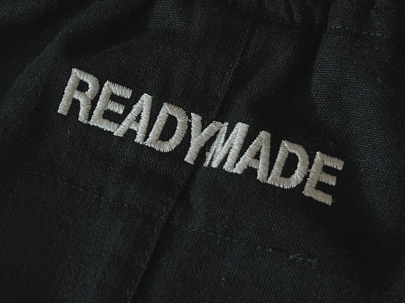 送料無料 定価194,700円 使用感の少ない美品 READYMADE レディメイド 22ss BLACK PARACHUTE PANTS ブラック パラシュート パンツ 黒 M_画像8