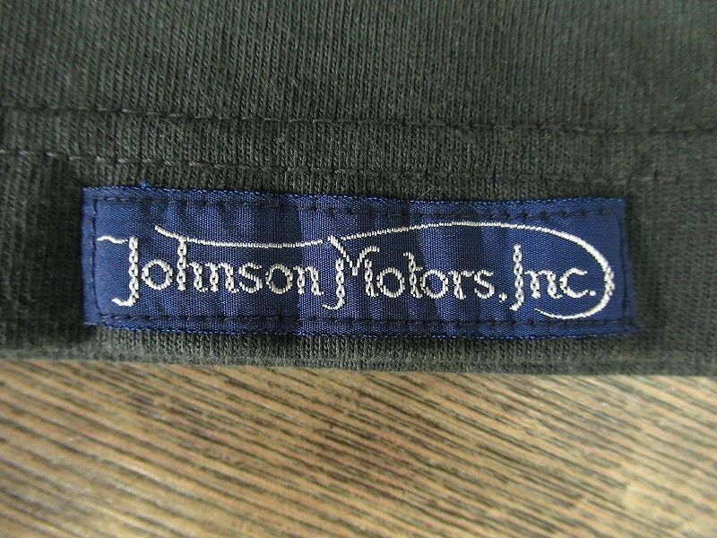 ◆ 美品 TOYS McCOY トイズマッコイ MCHILL マックヒル Johnson Motors ジョンソンモータース ロゴ 七分袖 Tシャツ カットソー スミクロ Mの画像7