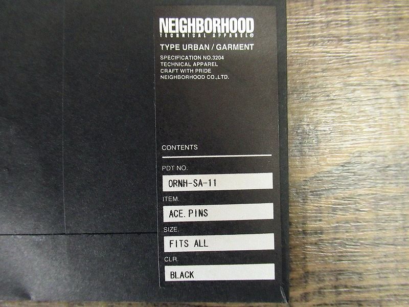 送料無料 G① 希少 新品 未開封 NEIGHBORHOOD ネイバーフッド ACE. PINS エース スペード ウイング ピンズ ピンバッチ バッジ FITS ALL ③_画像5