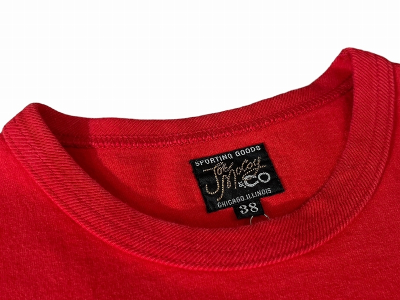 送無 新品 タグ付き THE REAL McCOY'S リアルマッコイズ JOE McCOY ジョーマッコイ S/S TEE MILEAGE マイレージ プリント 半袖 Tシャツ Mの画像5