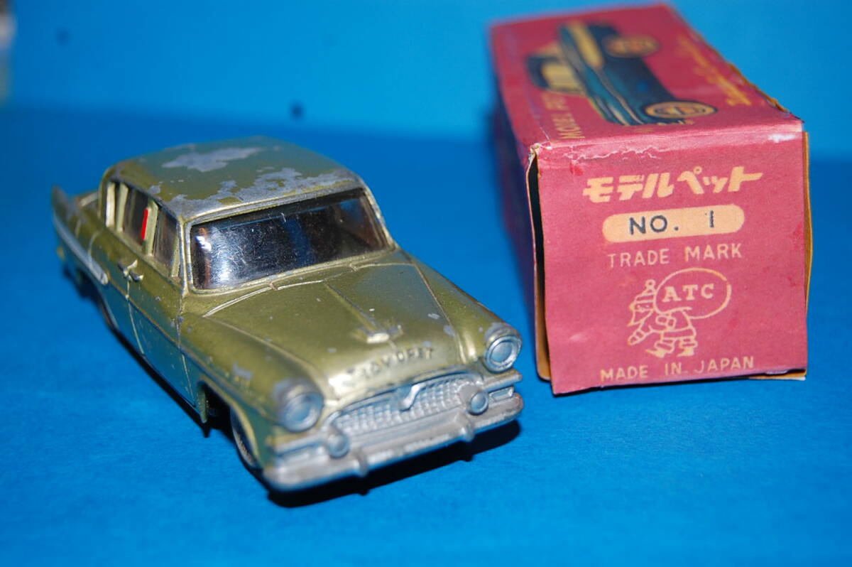  asahi toy factory Model Pet No.1 TOYOPET CROWN DX *1959 year 11 month sale * original domestic production minicar no. 1 number 