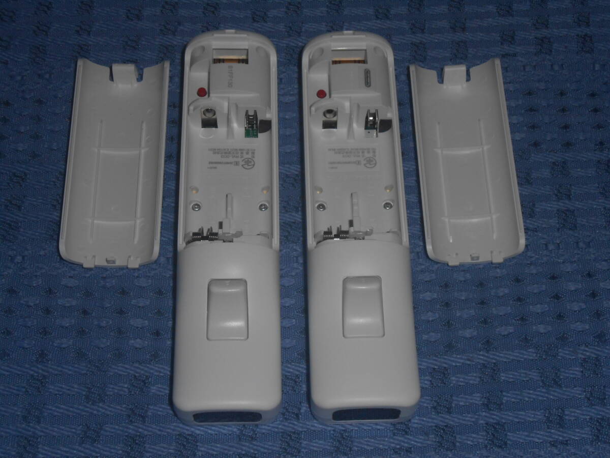 Wiiリモコン２個セット ストラップ付き 白(shiro ホワイト) RVL-003 任天堂 Nintendoの画像6