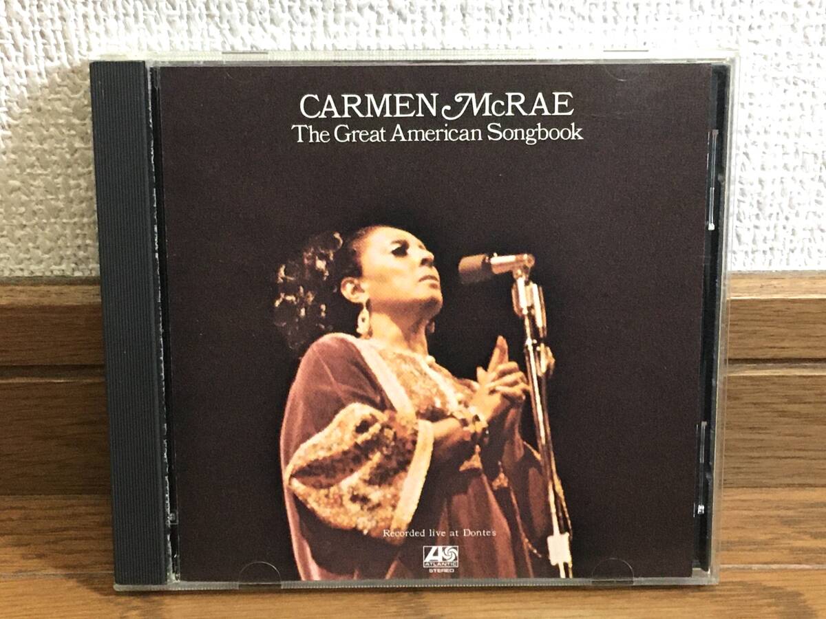 Carmen McRae / The Great American Songbook ライブ盤 名作 輸入盤(US盤 品番:2 904-2) 18曲収録 Joe Pass / Jimmy Rowles / Chuck Flores_画像1