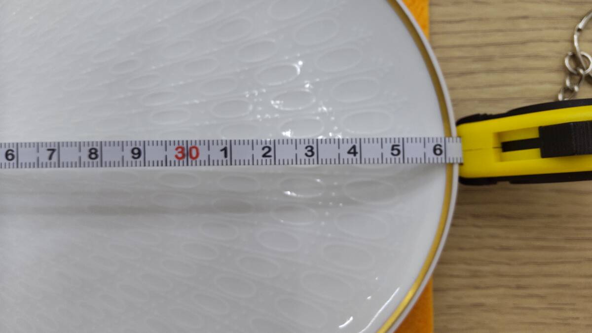 454　 ローゼンタール クラシックローズ オーバルプレート 盛皿 大皿 金彩白皿 16x36㎝_画像8
