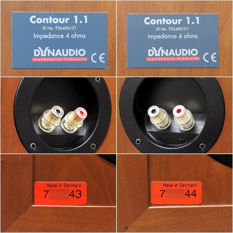 DYNAUDIO / speaker / Contour 1.1 ( pair ) / dynaudio navy blue ta-/ Made in DENMARK