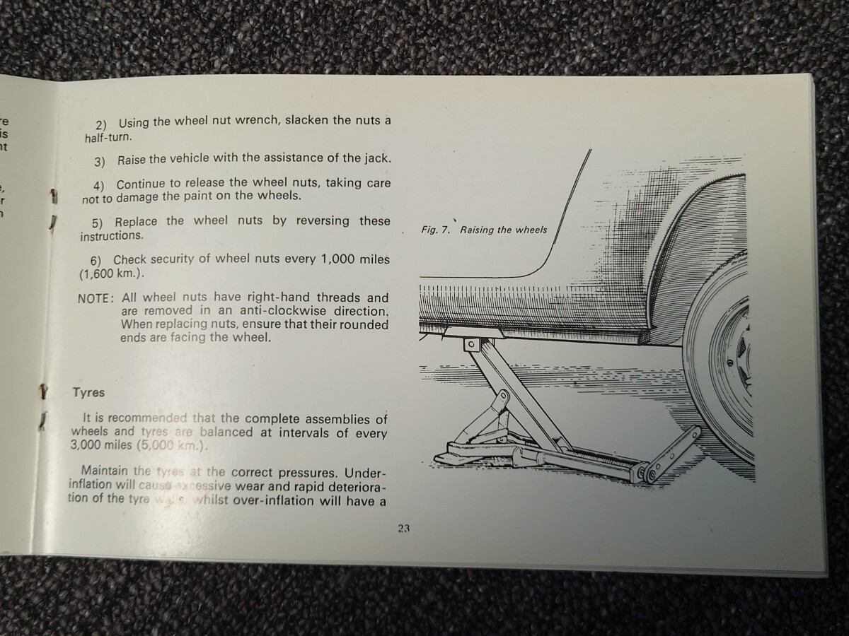 ロータスエラン＋2オーナーズハンドブック　LOTUS ELAN＋2 OWNER'S HANDBOOK_画像4