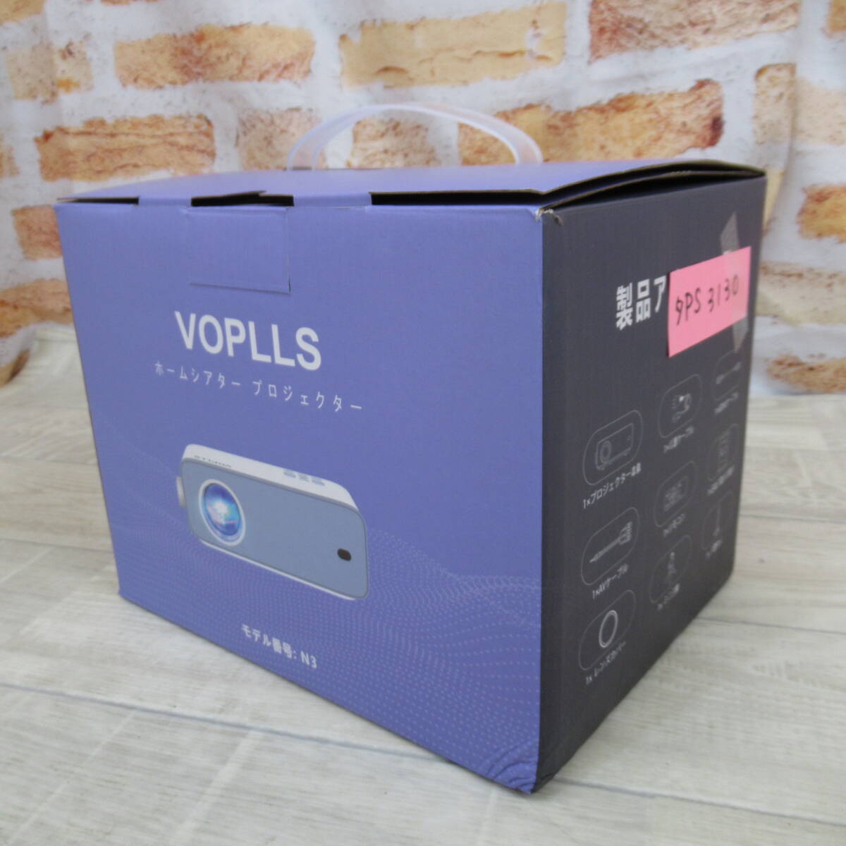 3130PS24【未使用】VOPLLS プロジェクター 小型 12000lm ホーム 3130PS24【未使用】VOPLLS プロジェクター 小型 12000lm ホーム