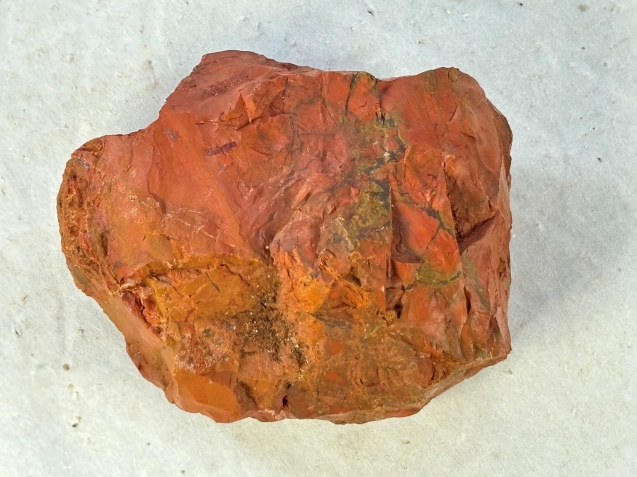 送料無料　佐渡赤玉石　u752 自然石（初心石） 水石　観賞石　魔除け　ジャスパー
