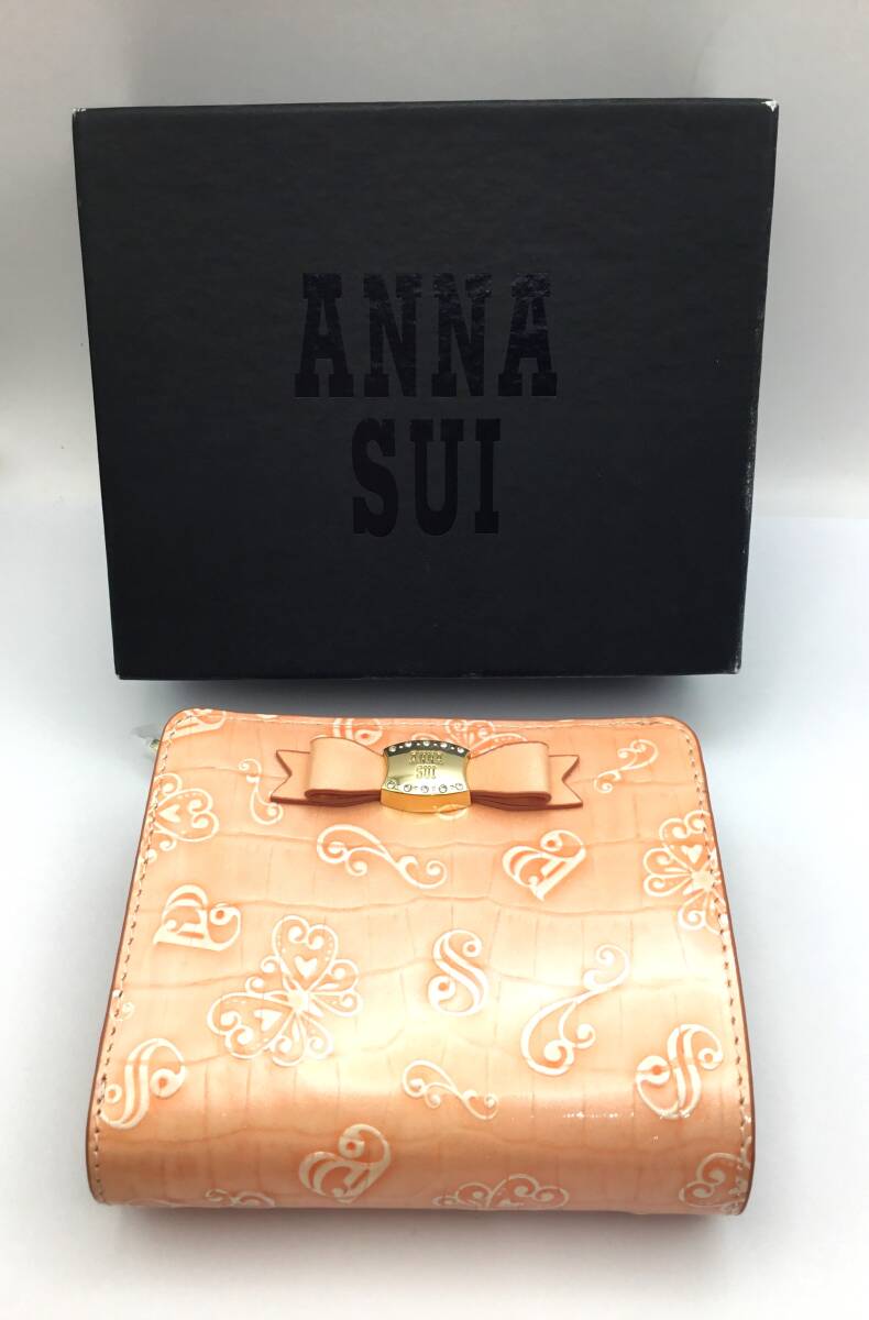 7075 【ANNA SUI】 アナスイ ★ 財布 ★ 未使用品 ★ 箱入り ★ キュート！ 人気！二次流通品 の画像1